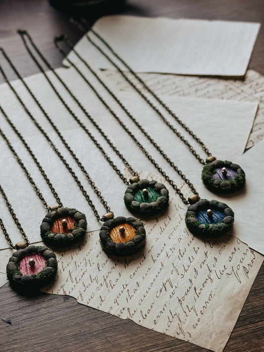Little Door Necklace in Stone
