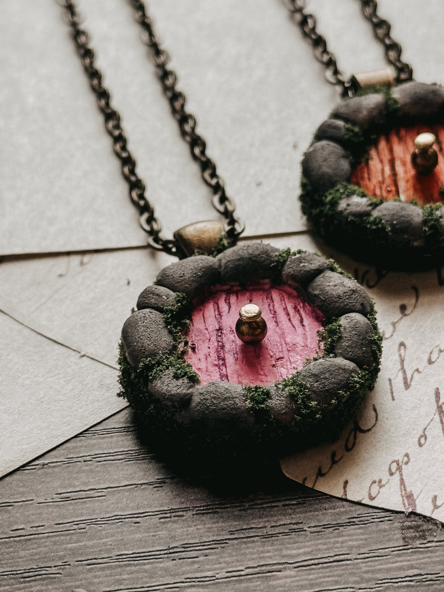 Little Door Necklace in Stone