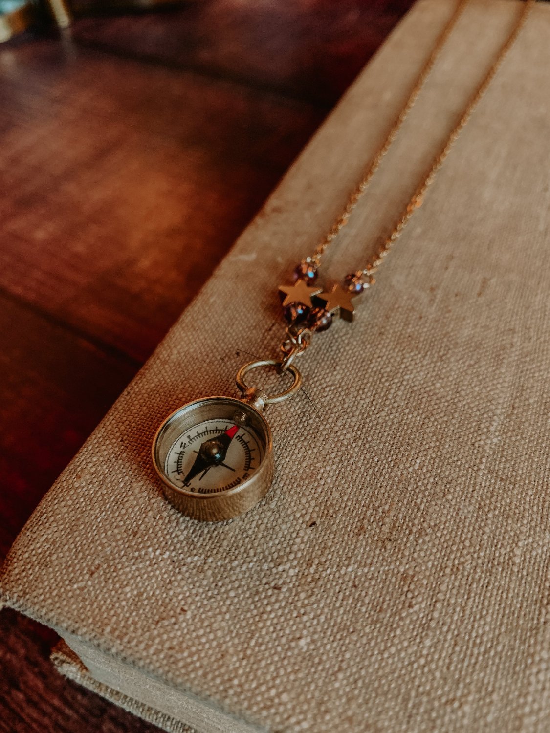 Star Finder Compass Necklace