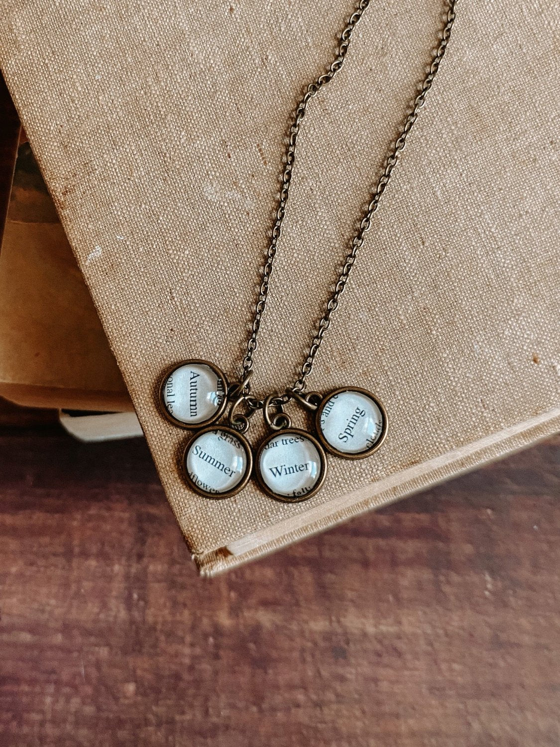 Seasons Necklace with set of charms