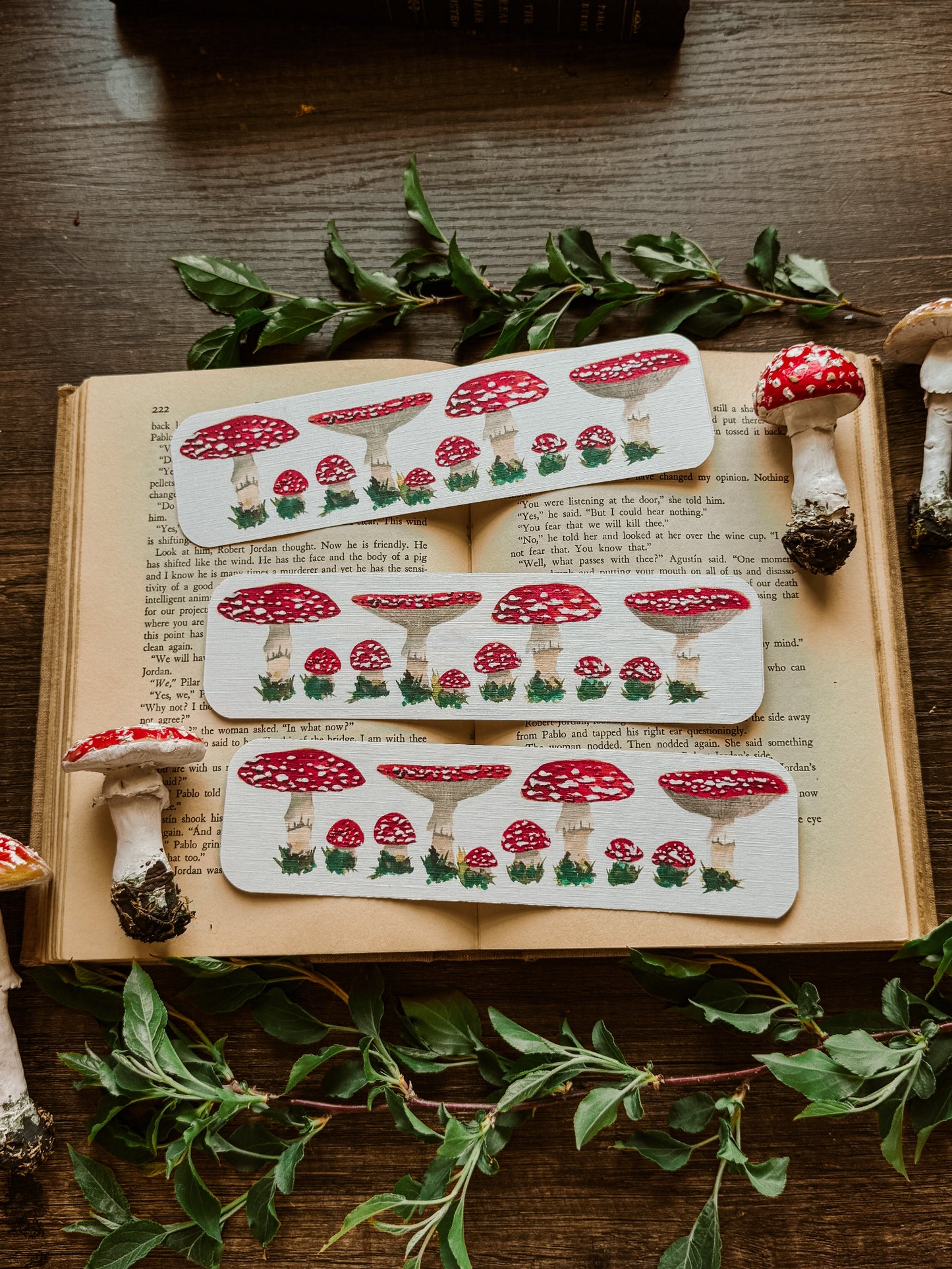 Fly agaric Mushroom Bookmark