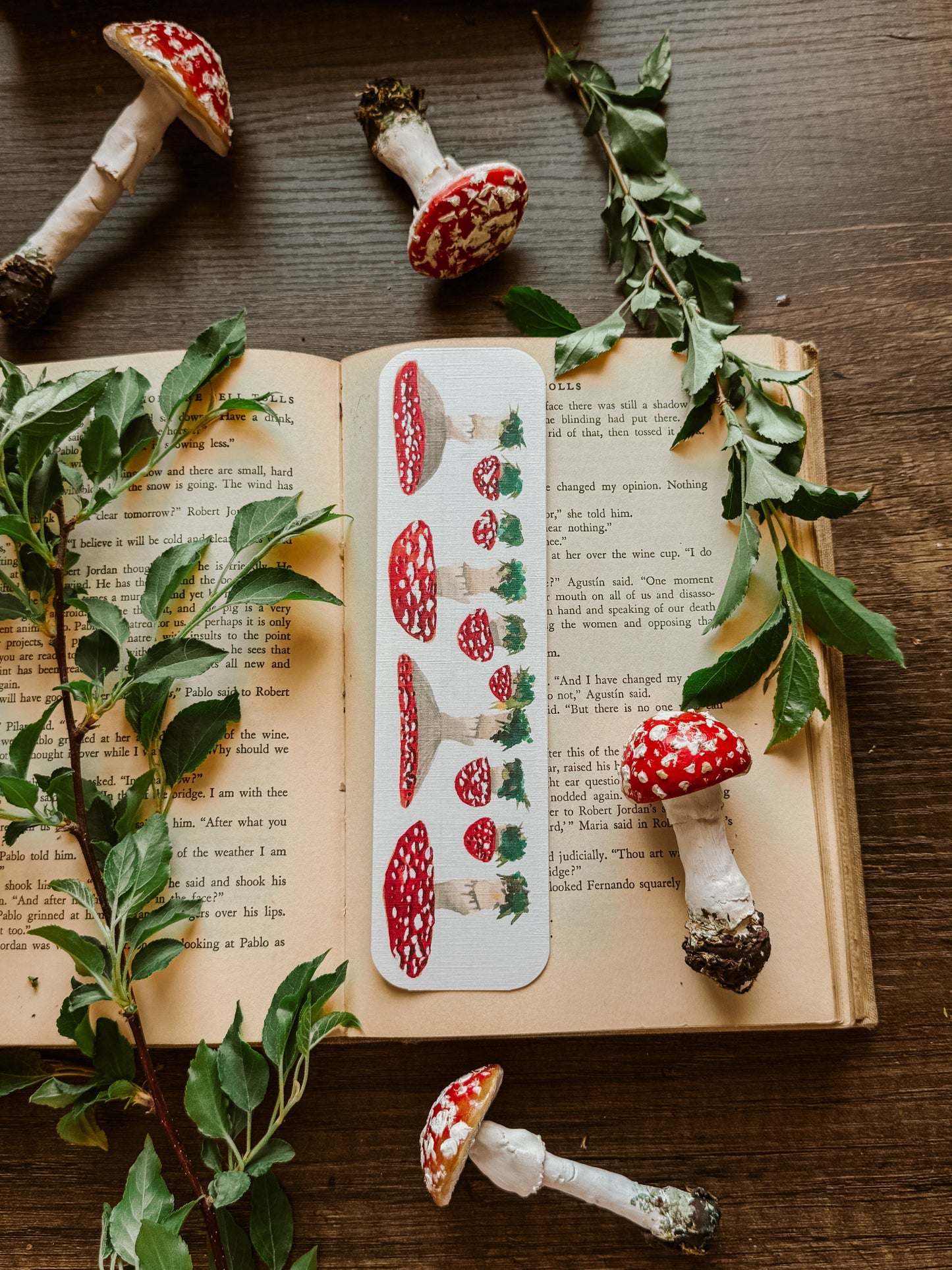 Fly agaric Mushroom Bookmark