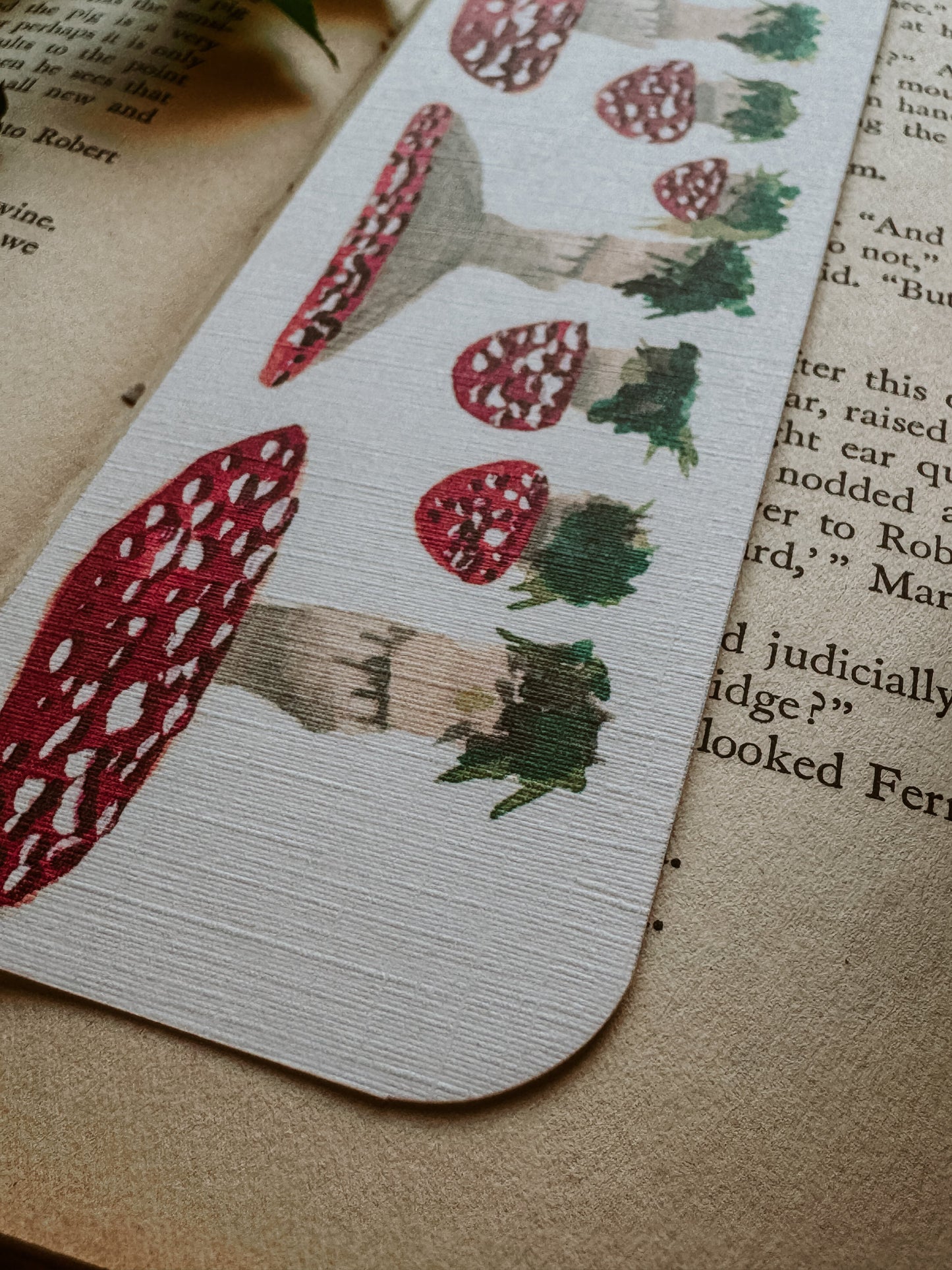 Fly agaric Mushroom Bookmark
