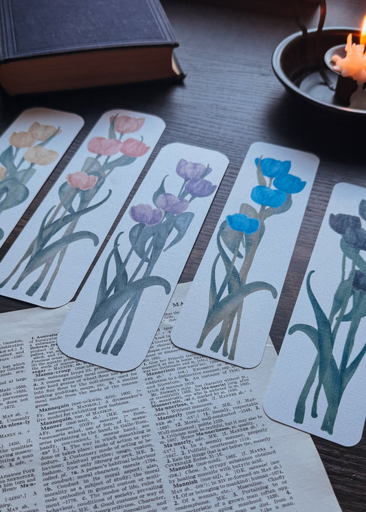Tulip Bookmark Set