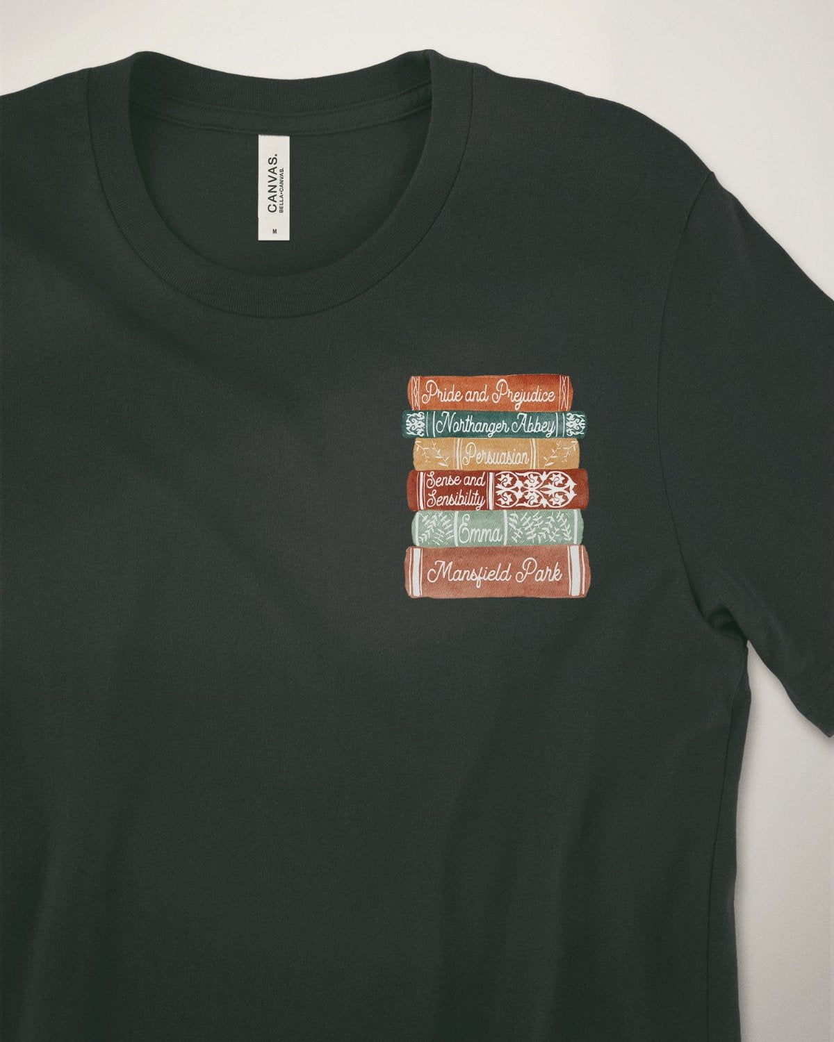 Jane Austen Bookstack Shirt