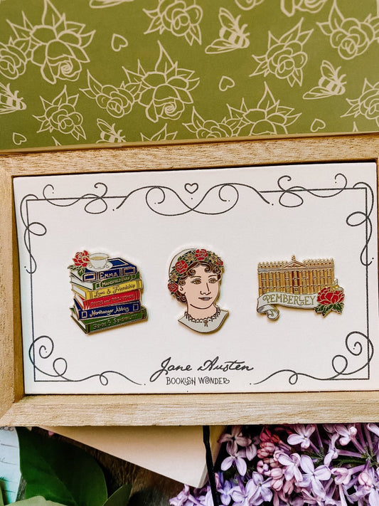 Jane Austen Pin and Box Set