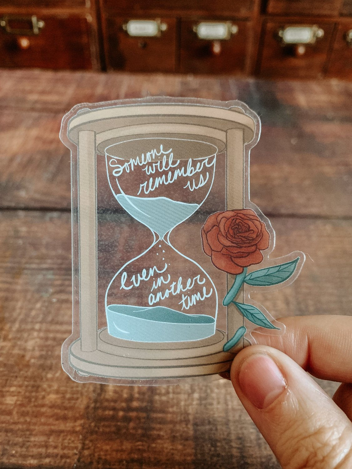 Sappho 'Someone Will Remember' Sticker Die Cut