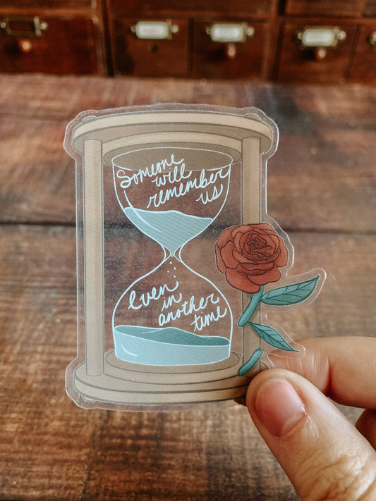 Sappho 'Someone Will Remember' Sticker Die Cut