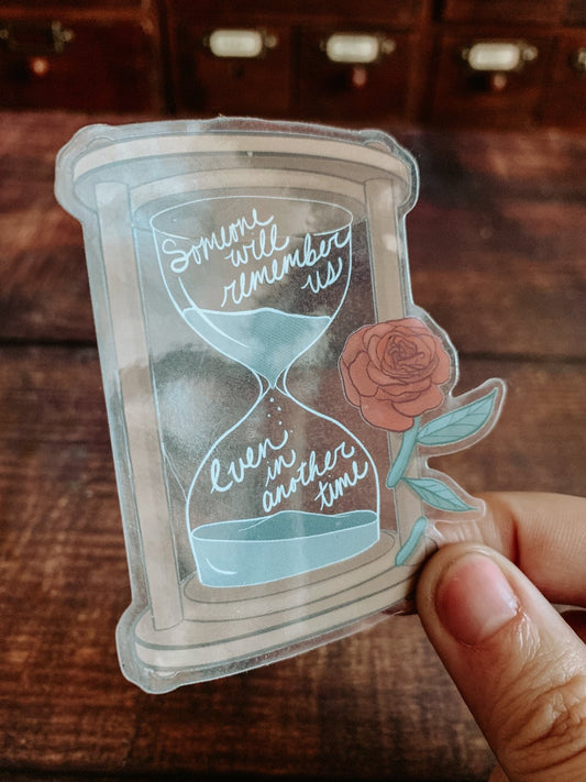 Sappho 'Someone Will Remember' Sticker Die Cut