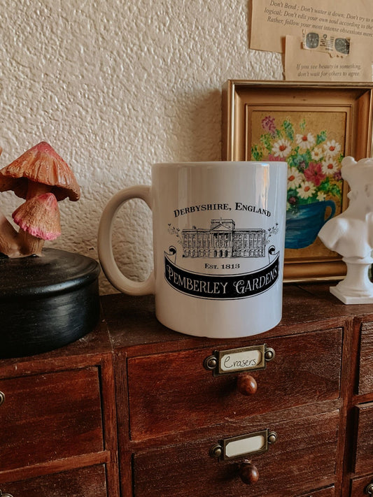Pemberley Gardens Logo Mug