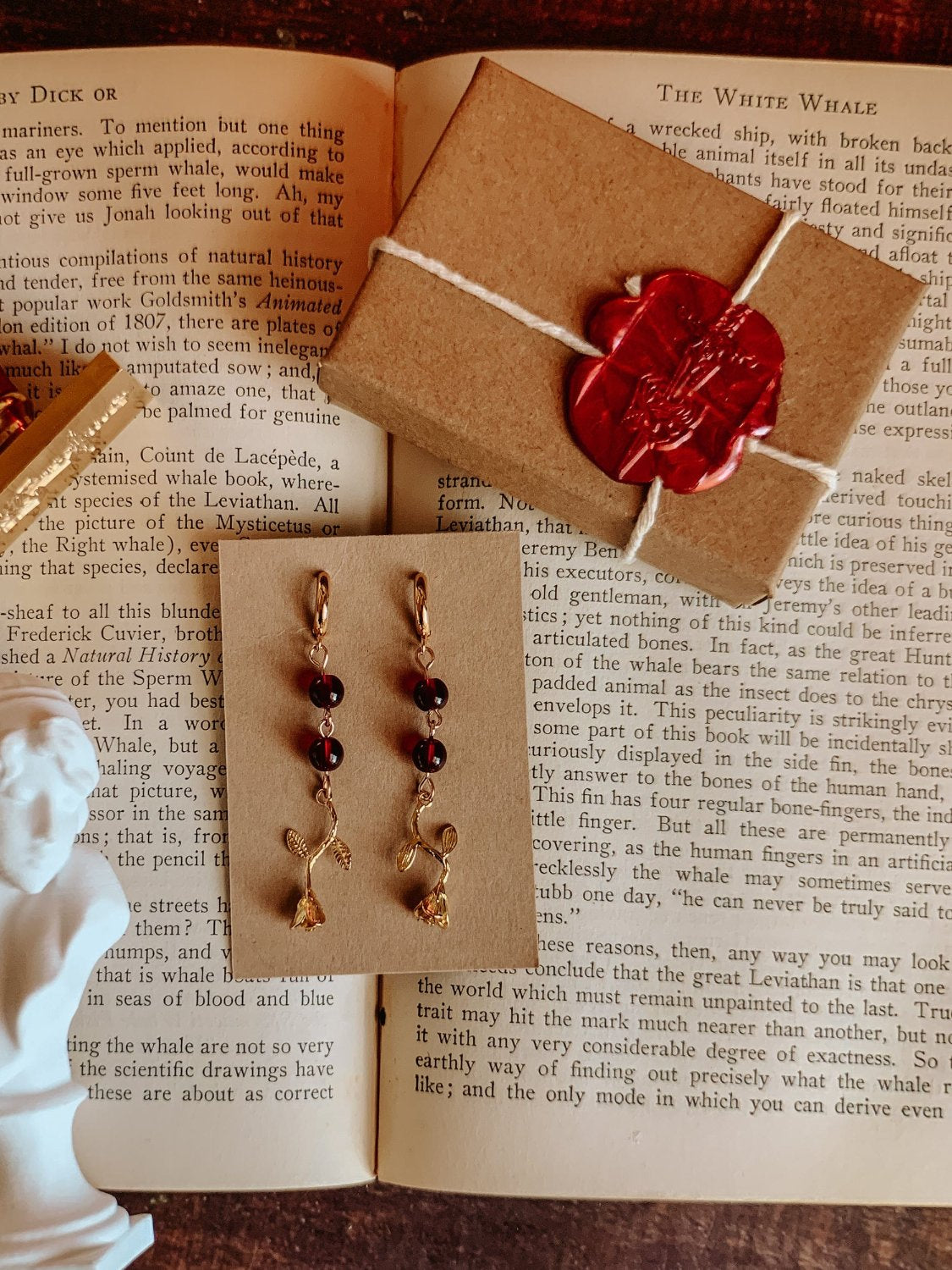 Rose Drop Earrings