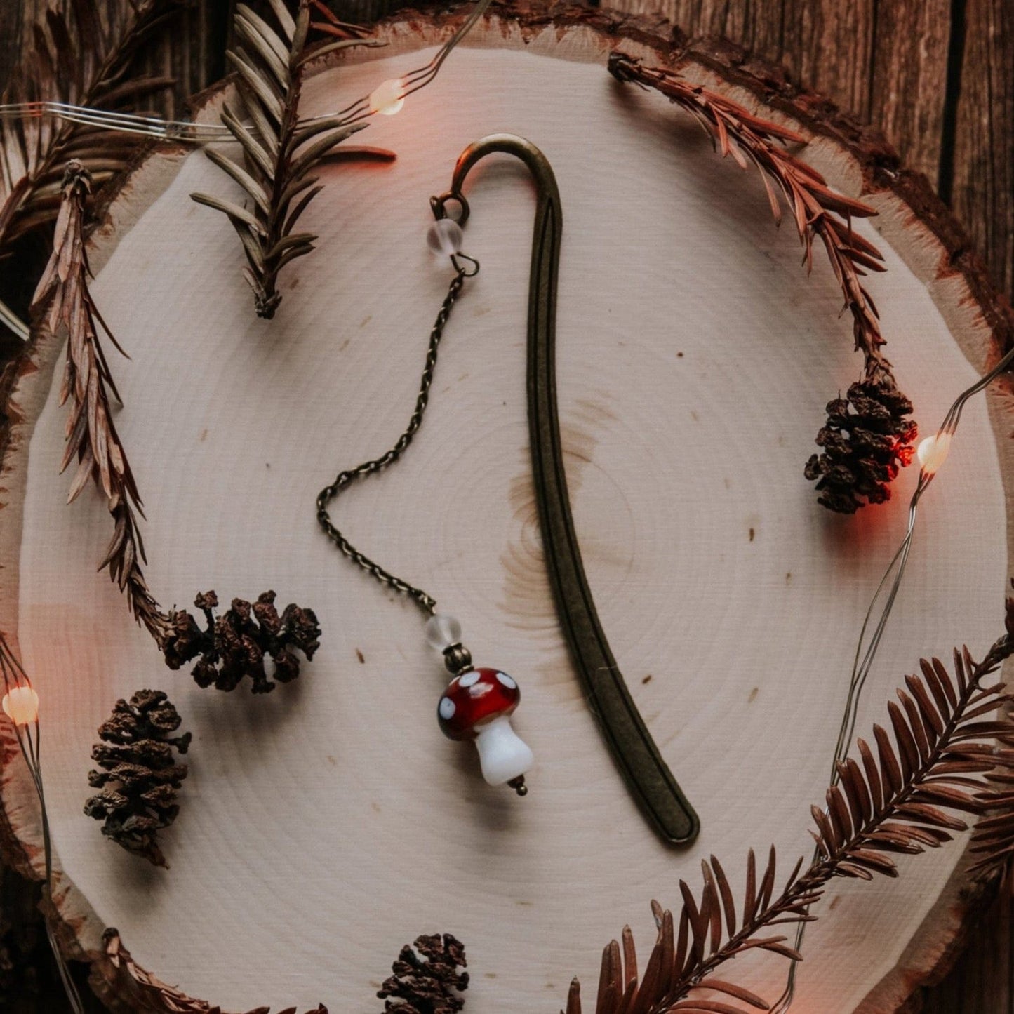 Mushroom Dangle Bookmark