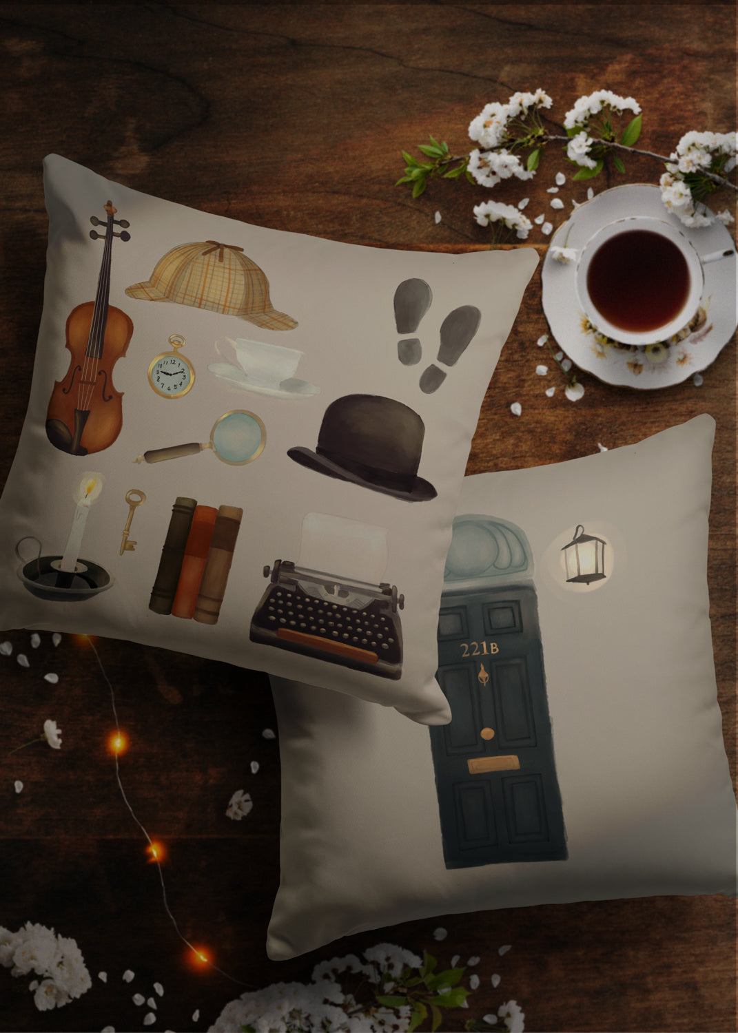 Sherlock Reversible Pillow