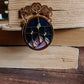 Starlight Stained Glass Pin