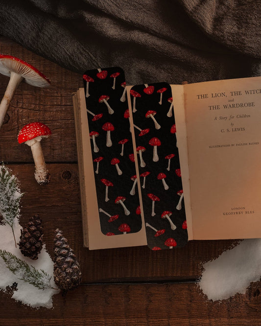 Amanita Muscaria Mushrooms Bookmark