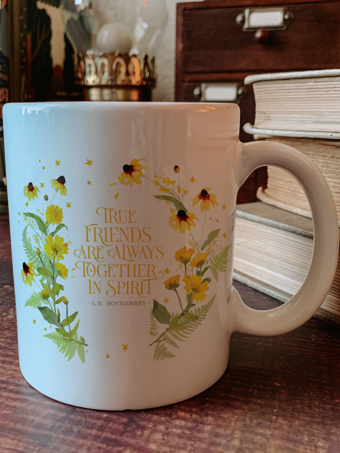 True Friends Are Always Together in Spirit Mug