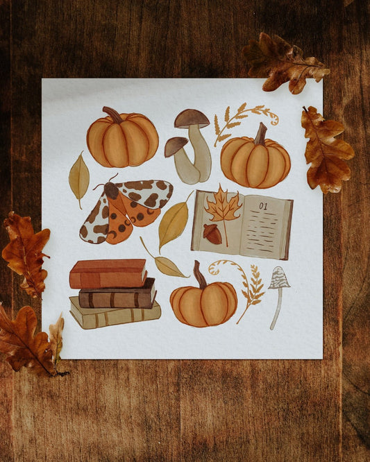 Autumn Objects Print