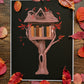 Autumn Tiny Library Print