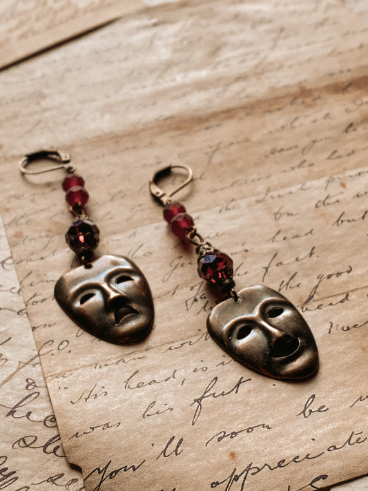 Tragedy/Comedy Earrings