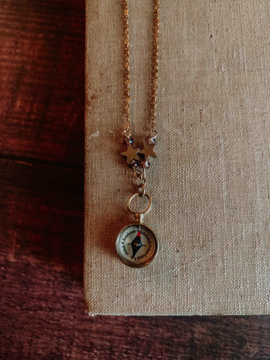 Star Finder Compass Necklace