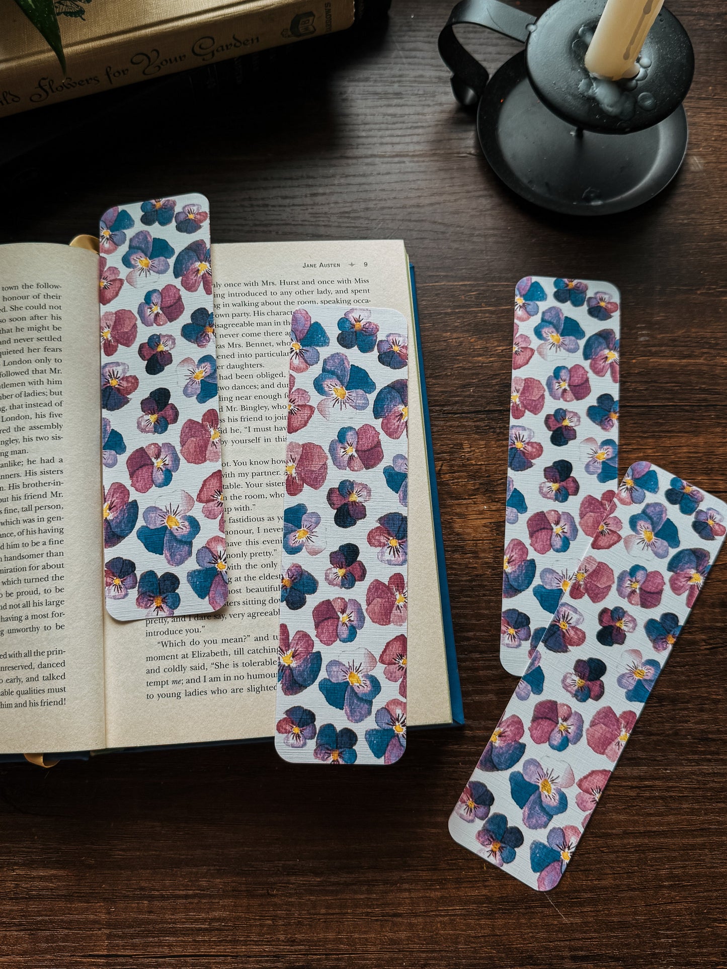 Pansy Bookmark