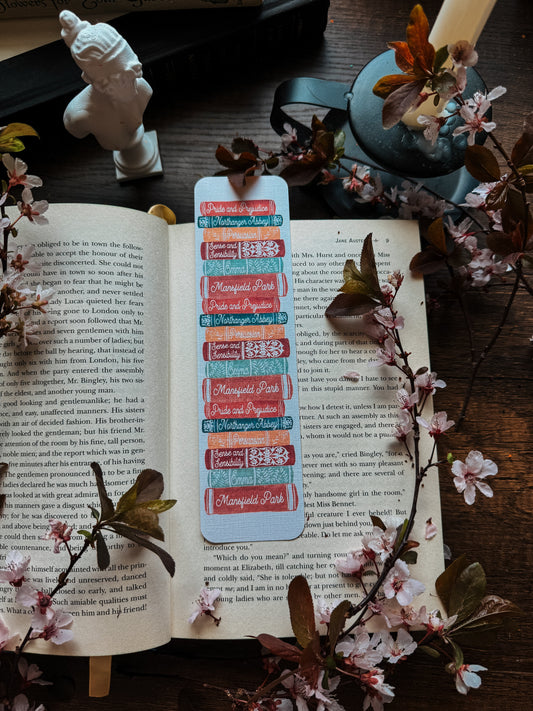 Jane Austen Bookstack Bookmark