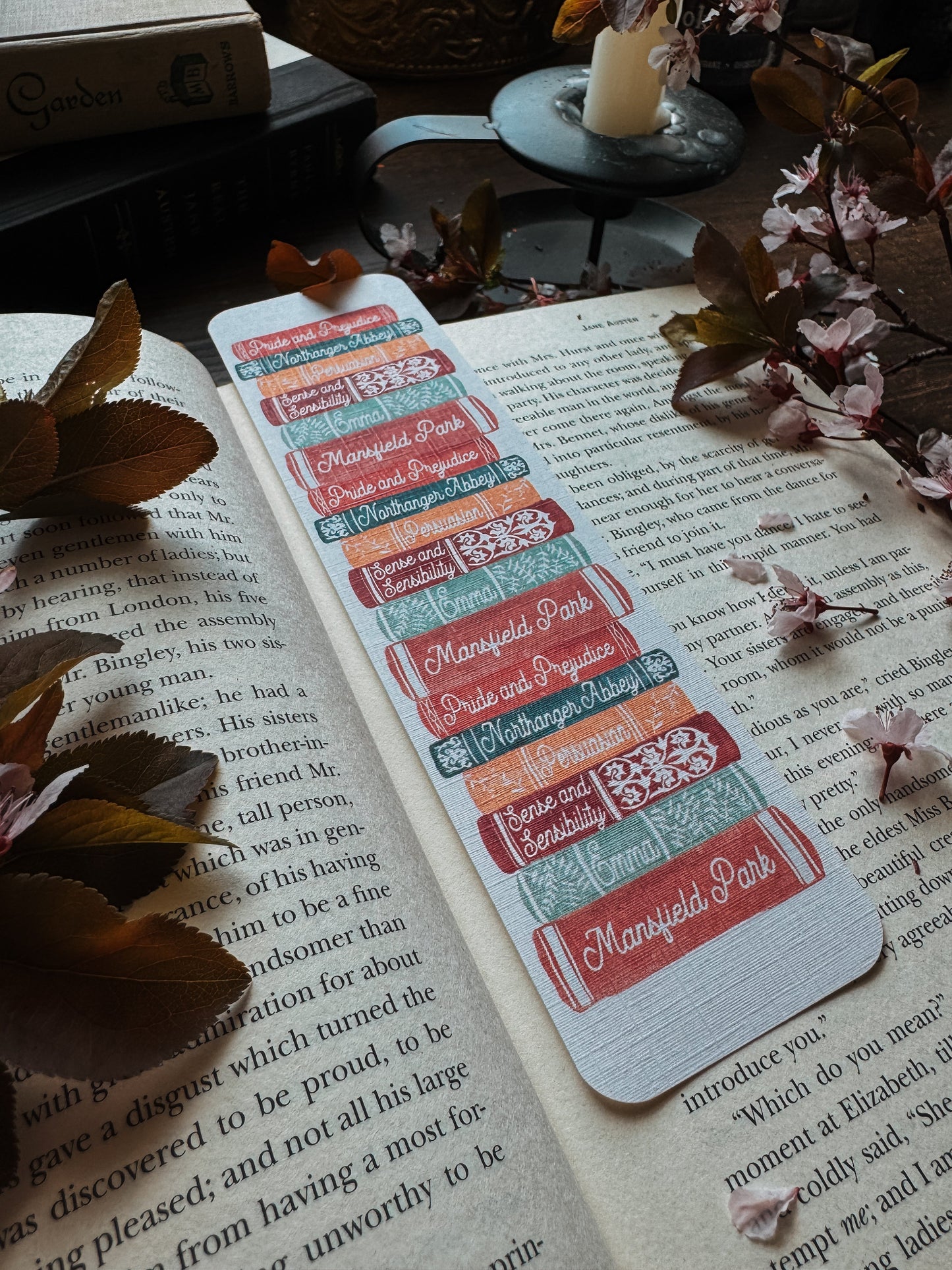 Jane Austen Bookstack Bookmark