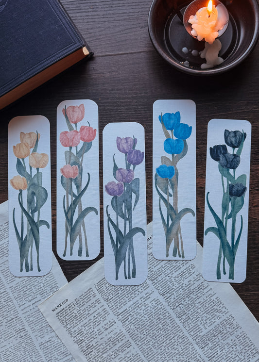 Tulip Bookmark Set