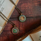 Clay Door Necklace in Green