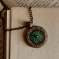 Clay Door Necklace in Green