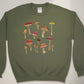 Watercolor Mushrooms Sweatshirt