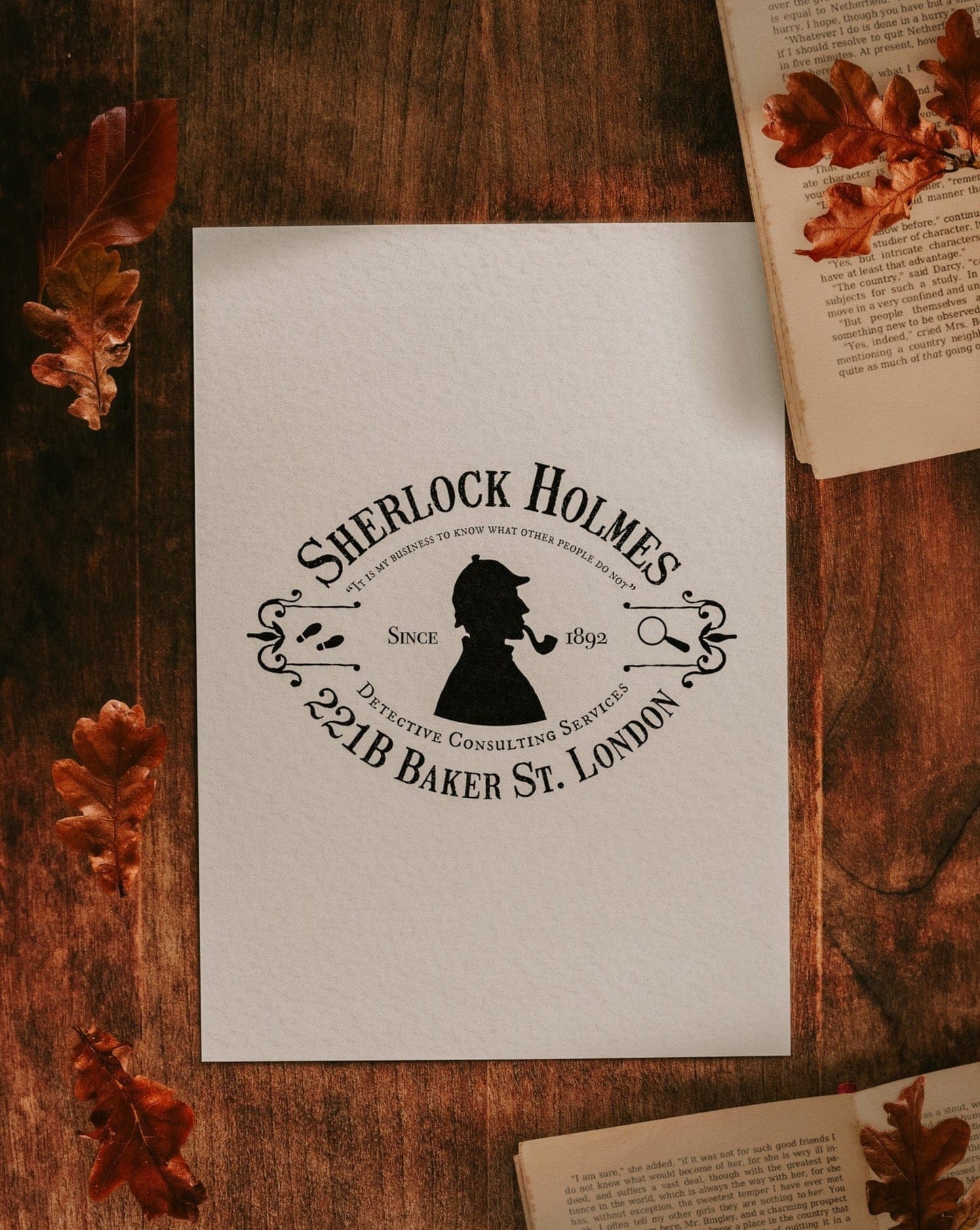 Sherlock Logo Print