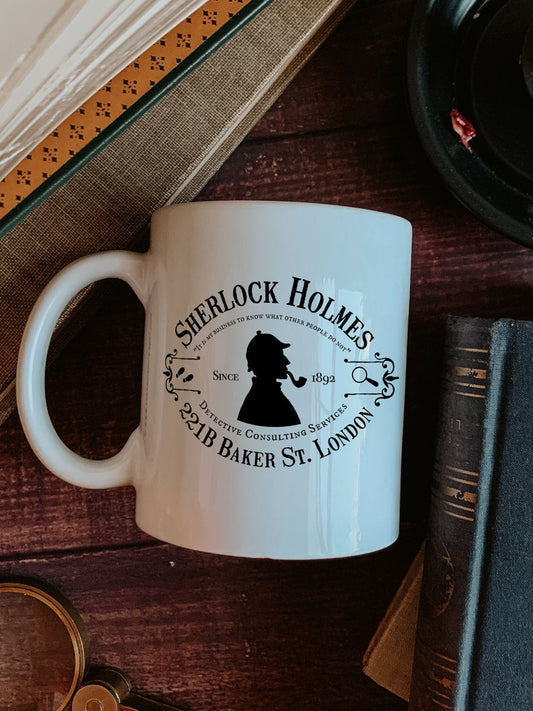 Sherlock Holmes Logo Mug