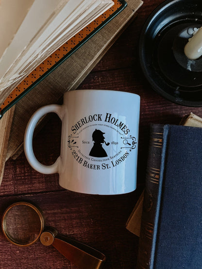 Sherlock Holmes Logo Mug