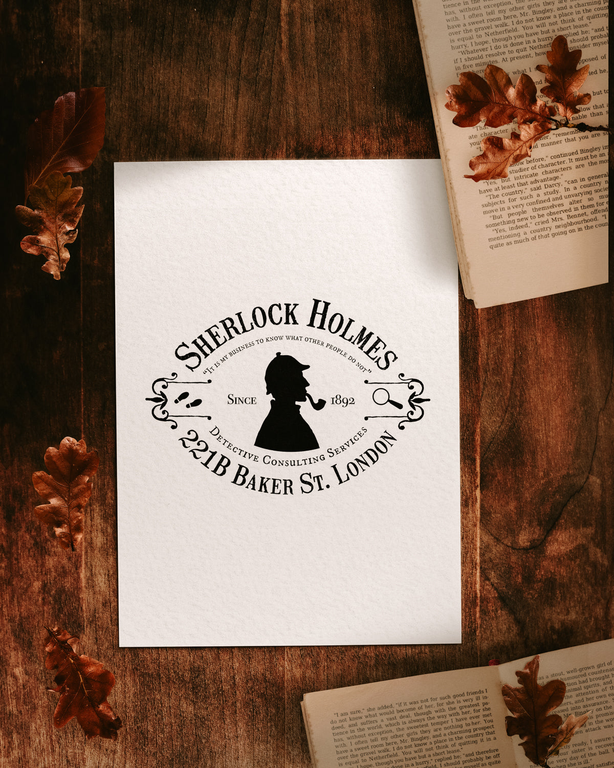 Sherlock Logo Print