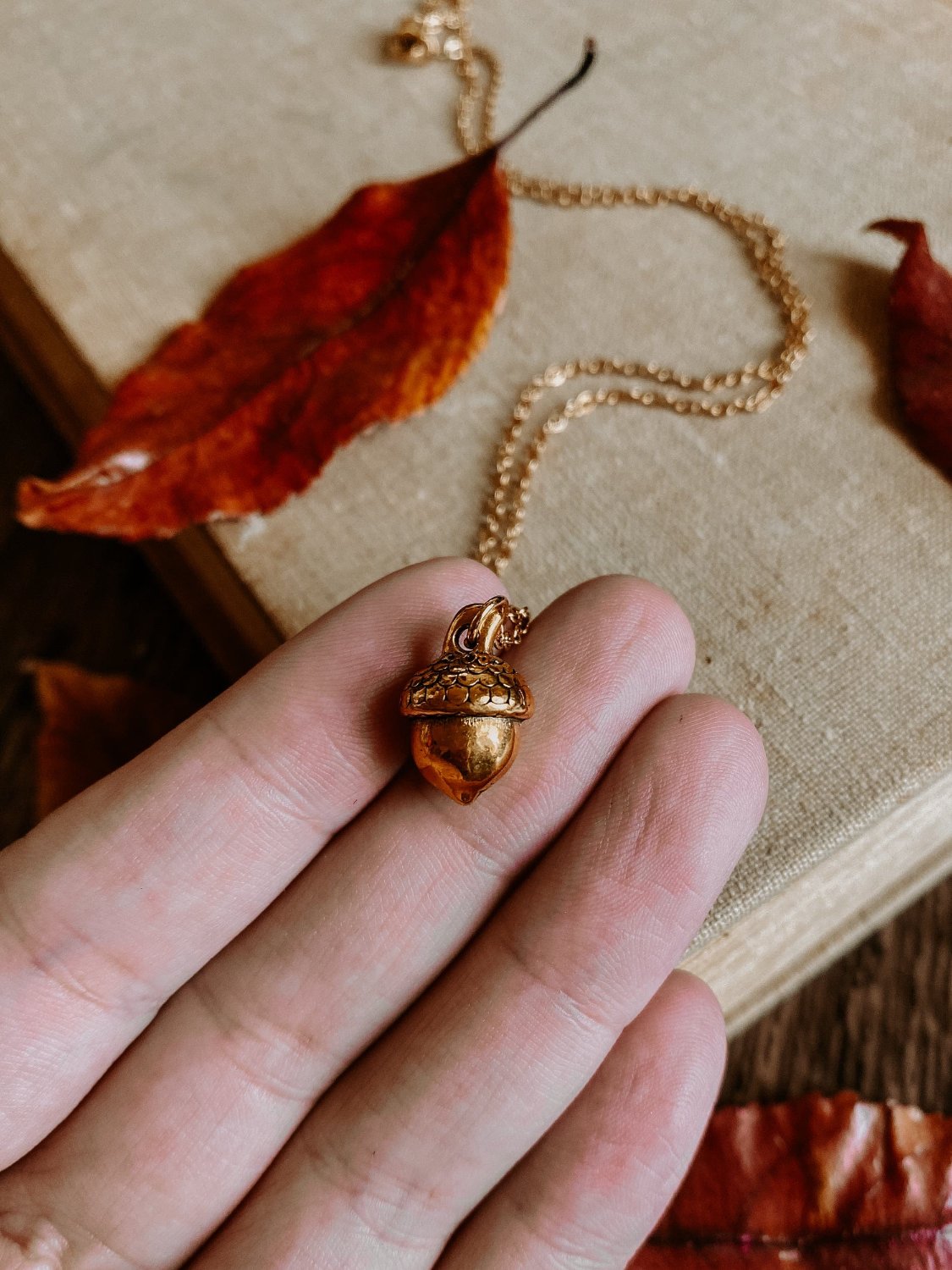 Little Acorn Necklace