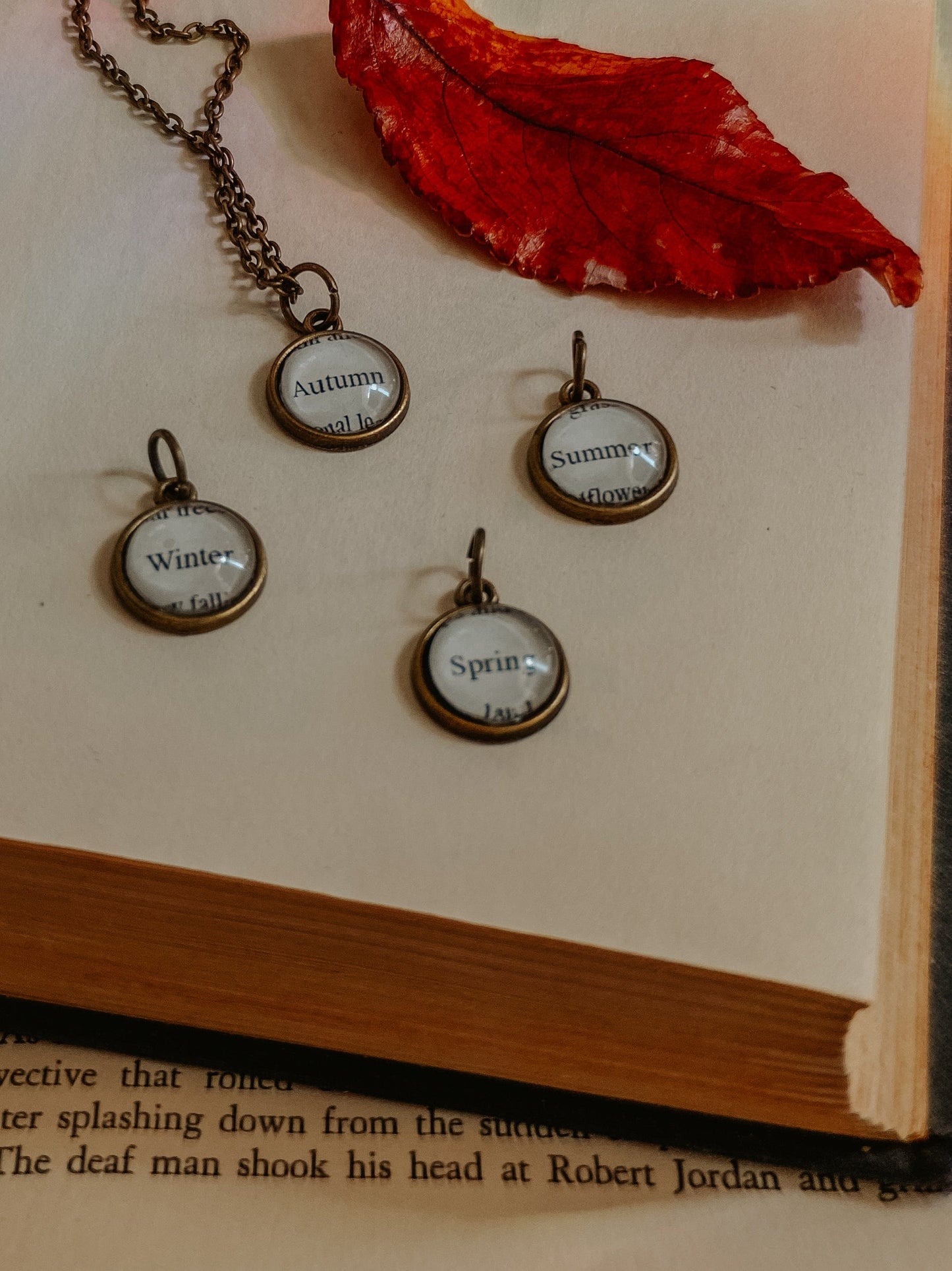 Seasons Necklace with set of charms
