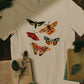 CottageCore Autumn Painted Moths Shirt