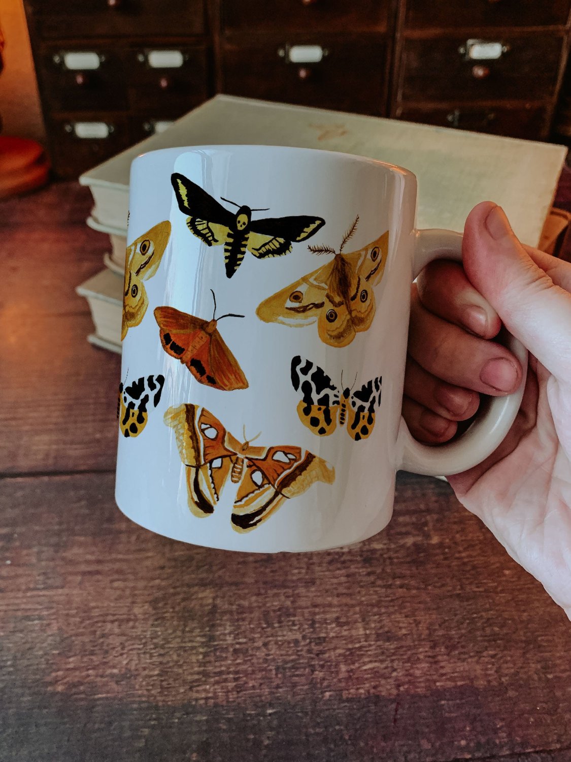 Autumn Moths Mug