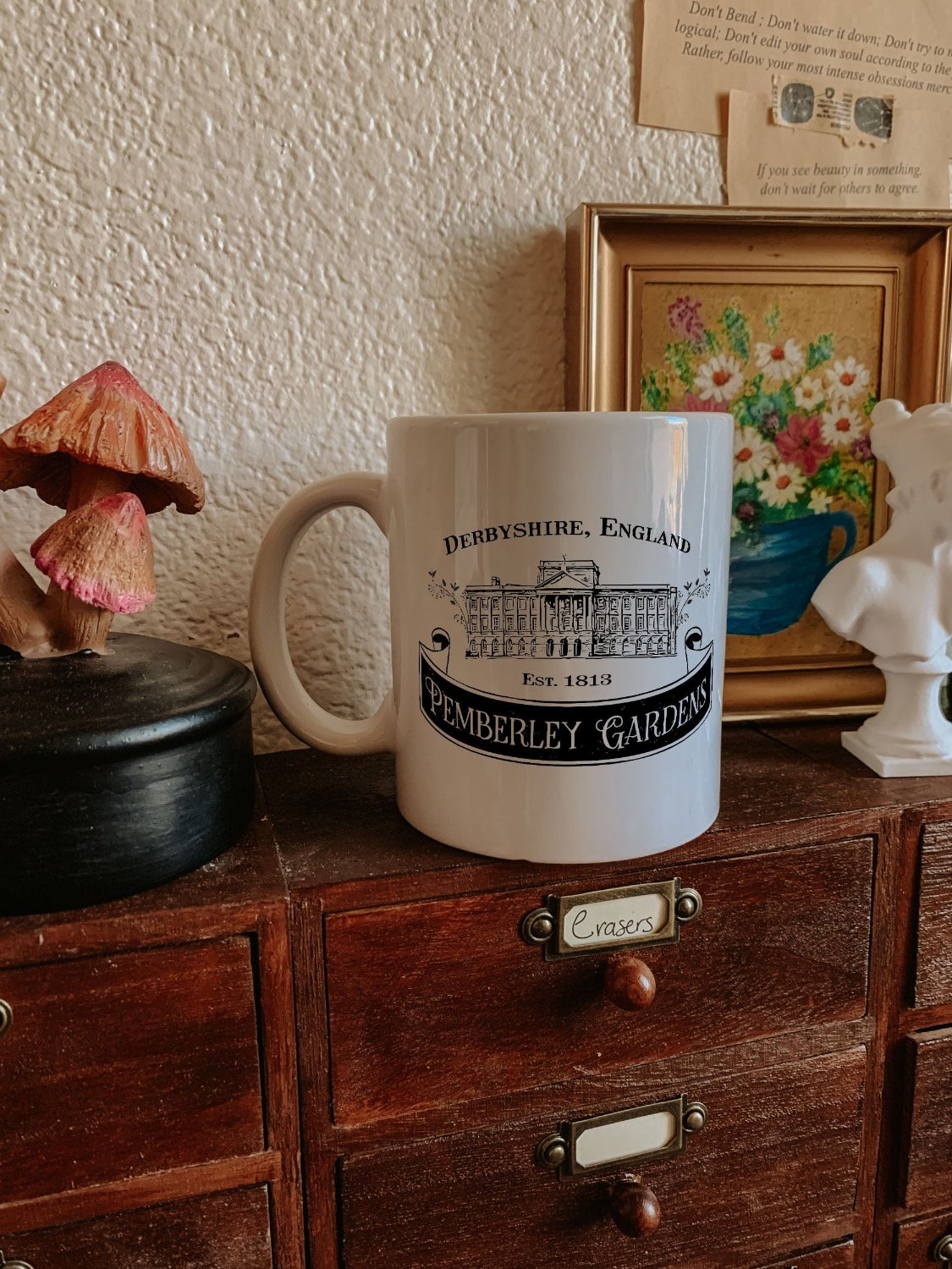 Pemberley Gardens Logo Mug