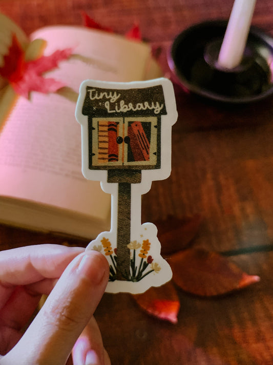 Tiny Library Sticker