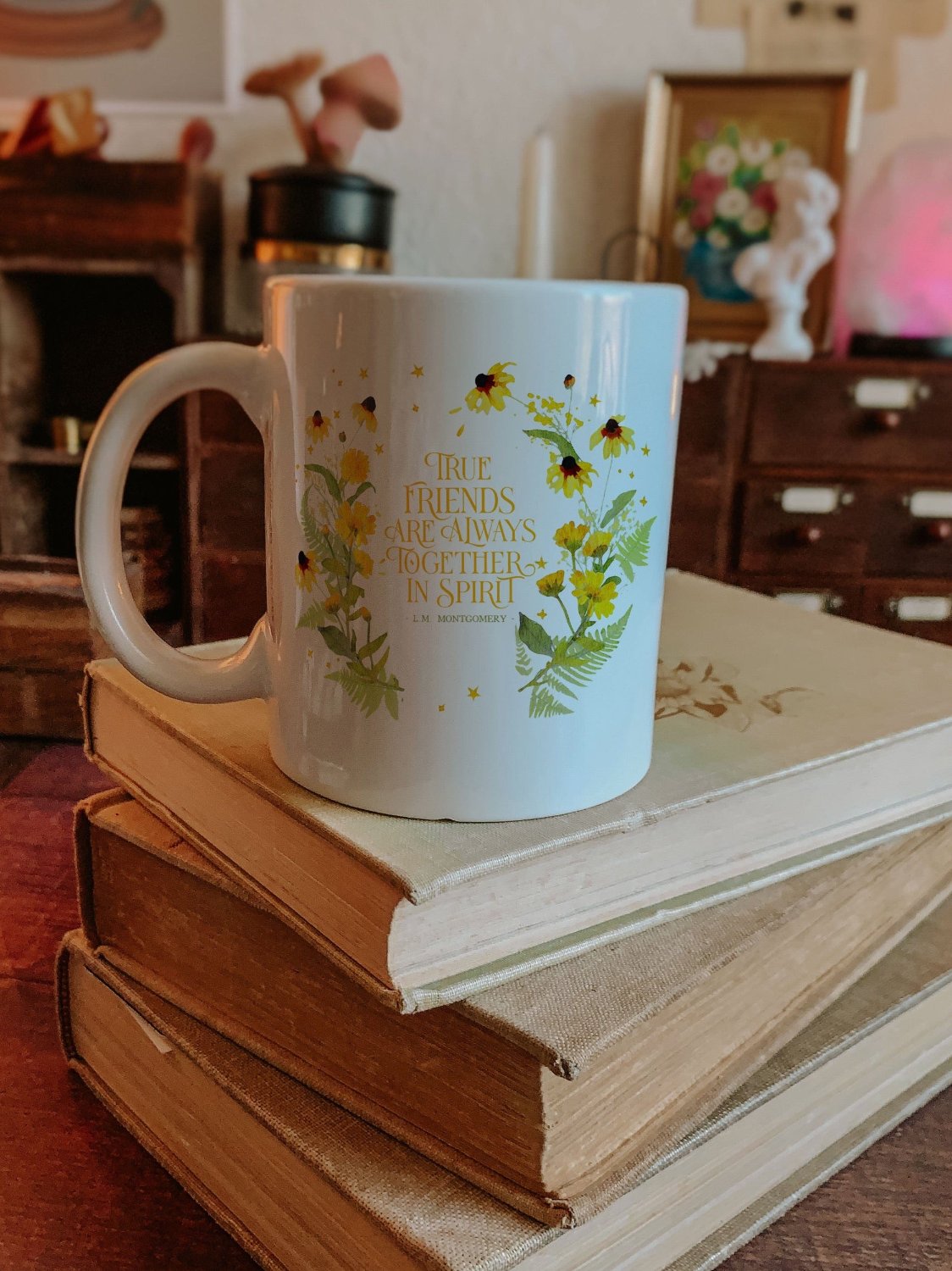 True Friends Are Always Together in Spirit Mug