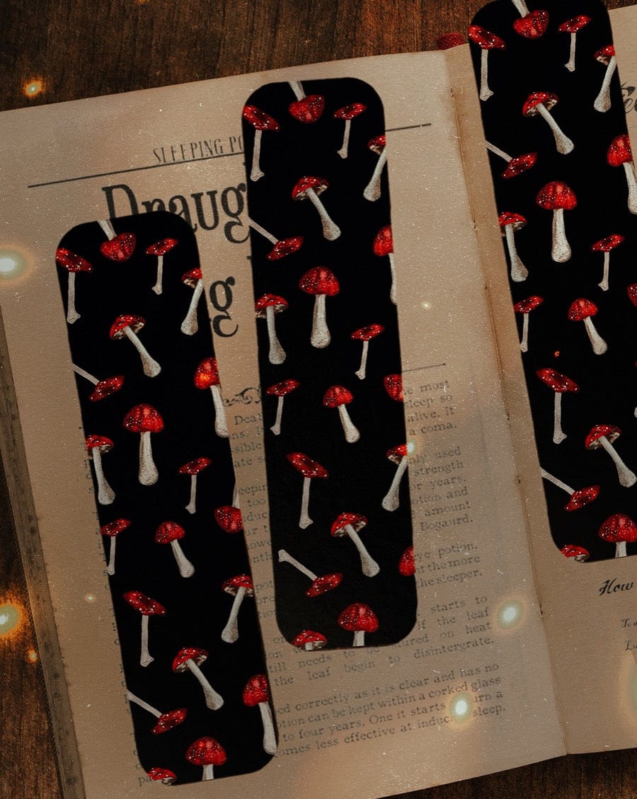 Amanita Muscaria Mushrooms Bookmark