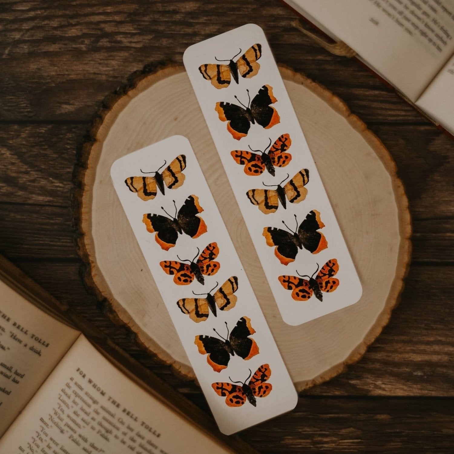 Row of Moths Bookmark – Bookish Wonder