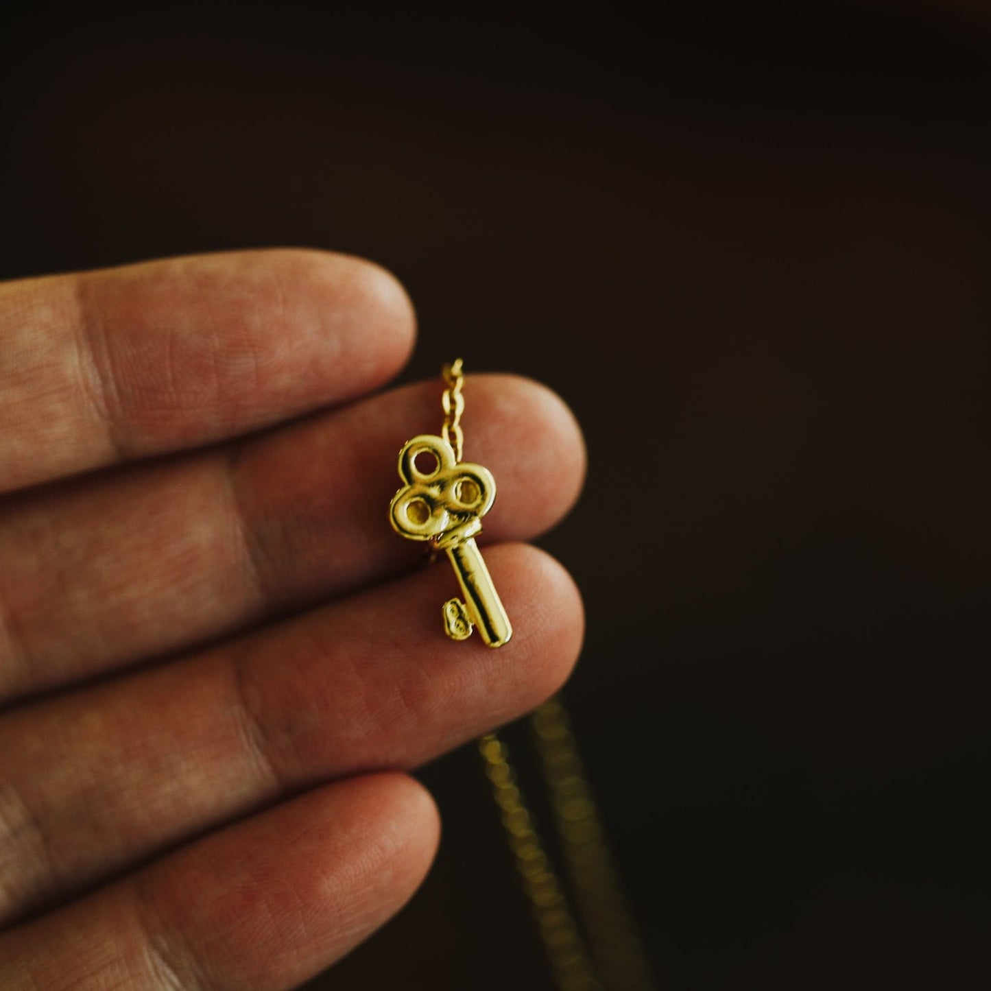 Little Gold Key Necklace