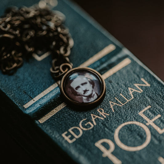 Tiny Edgar Allan Poe Necklace