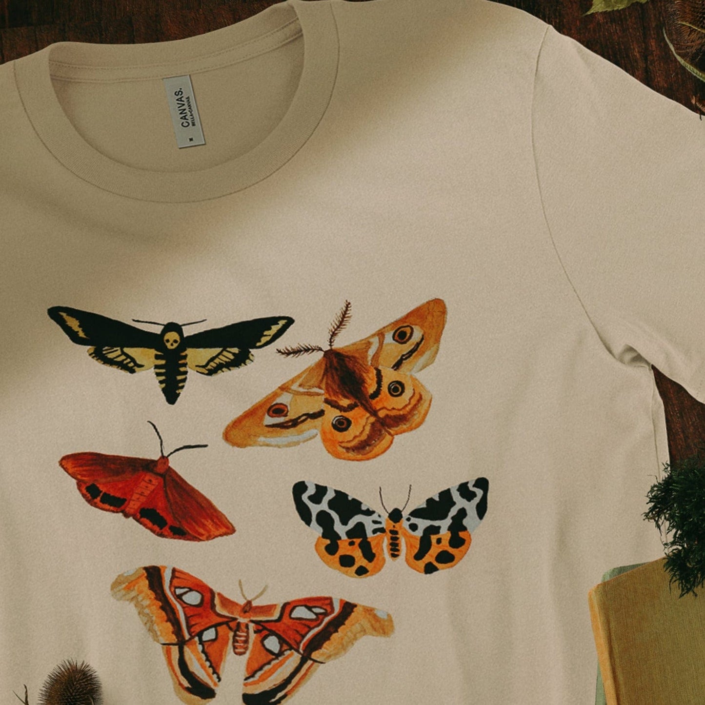 Watercolor Moths Shirt 2
